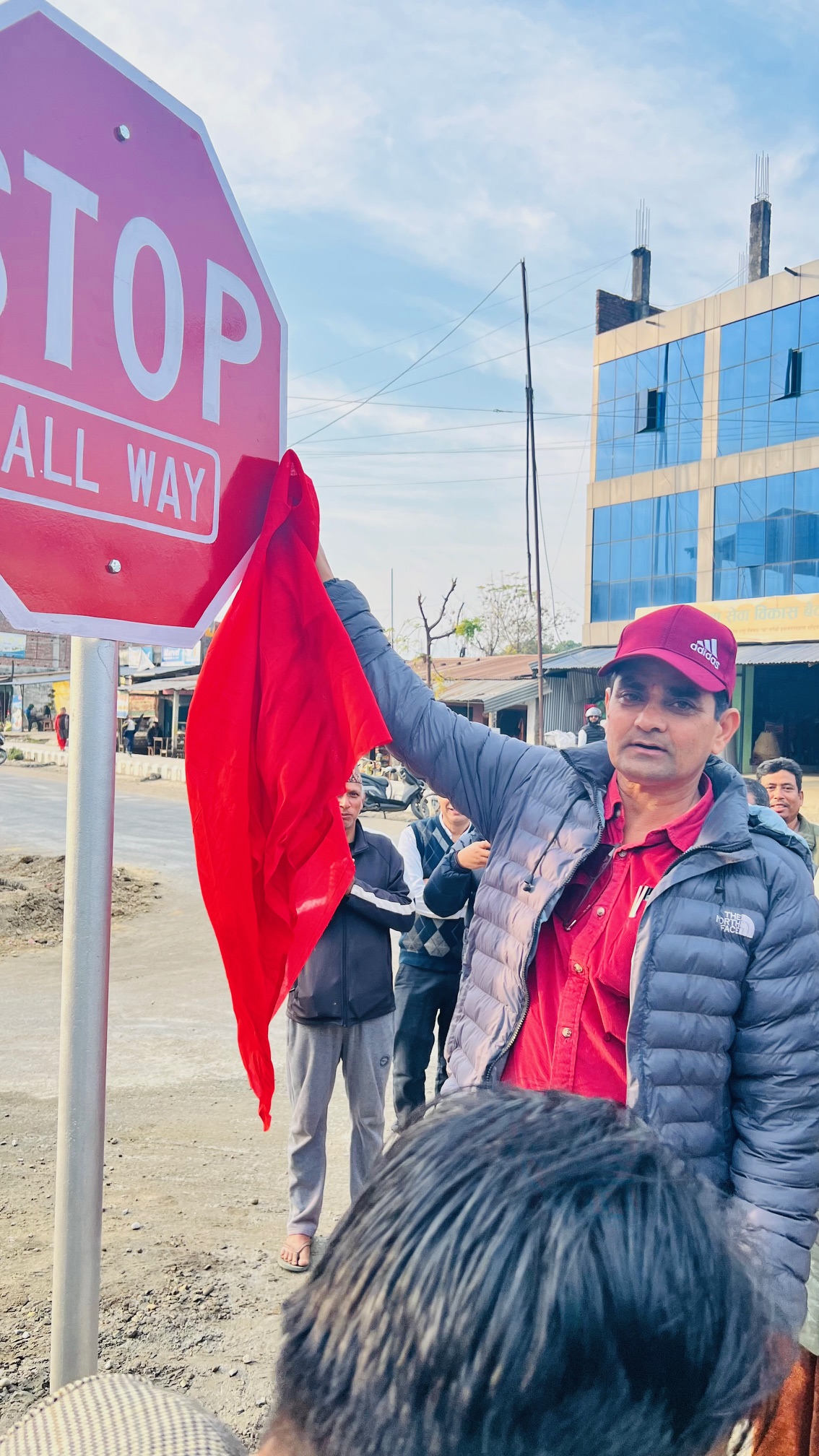 Bilingual road signage
